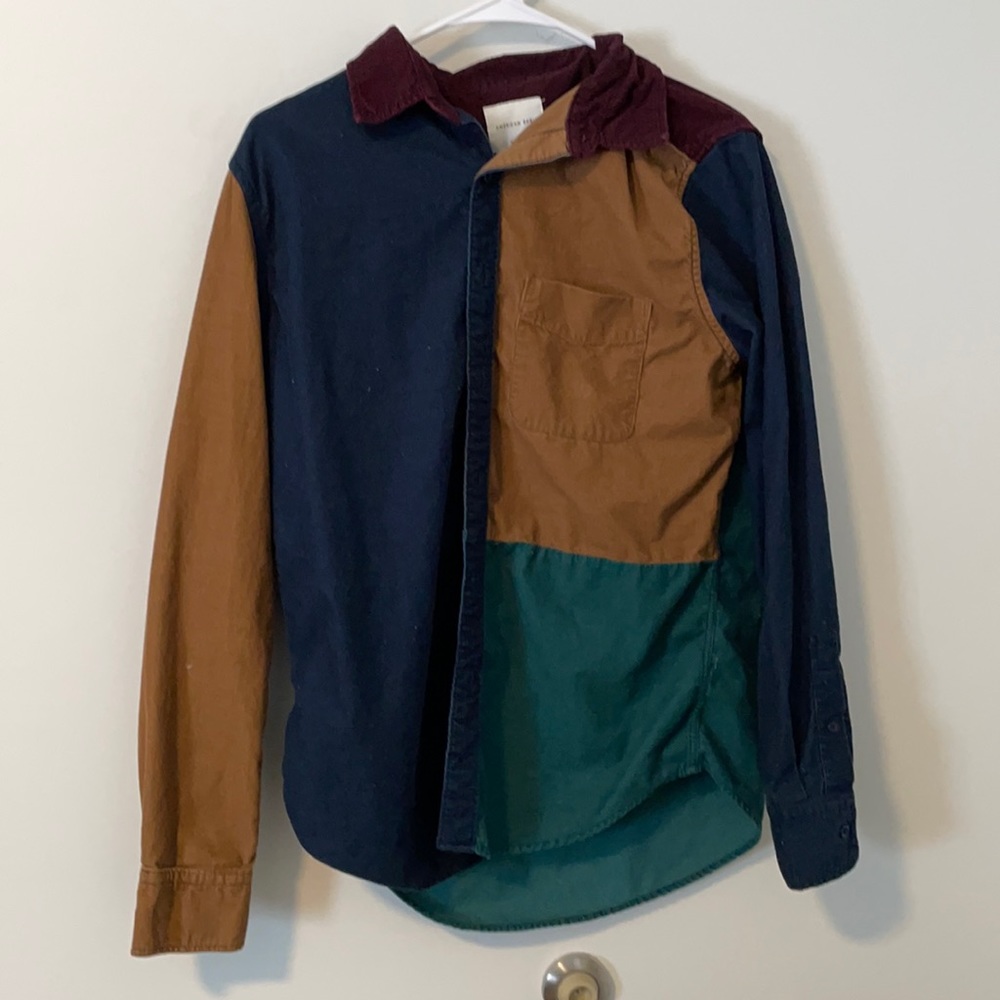 AMERICAN EAGLE CORDUROY LS SHIRT